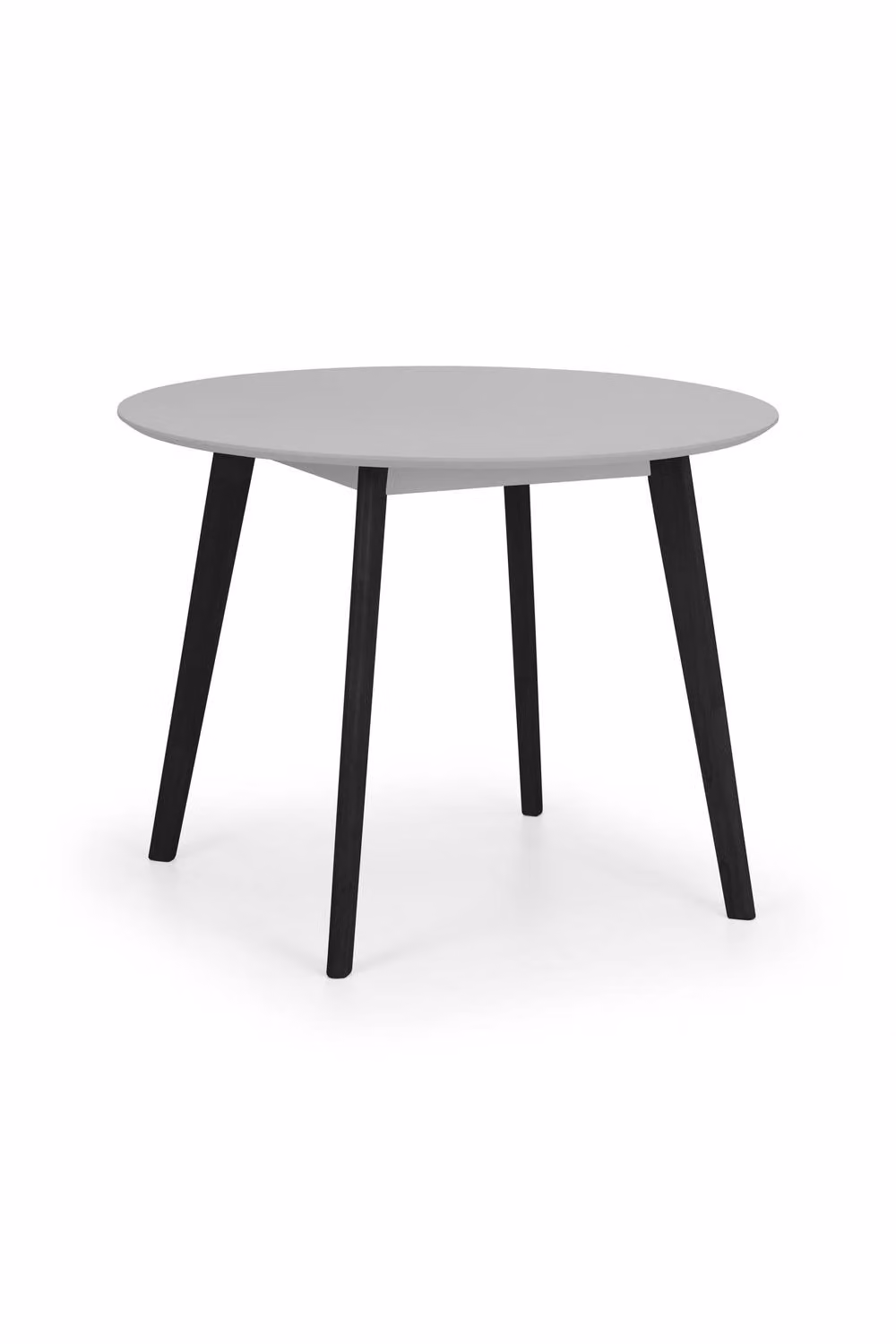 Julian Bowen Casa Round Mid-Century Dining Table in Grey and Black, Diameter: 100 cm – 2