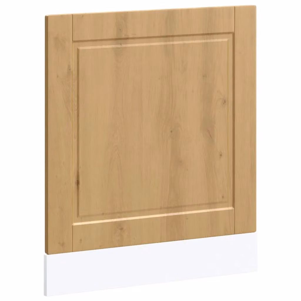 Berkfield Home Dishwasher Panel Porto Artisan Oak in Brown, W/D/H: 60 x 1.5 x 67 cm – 2