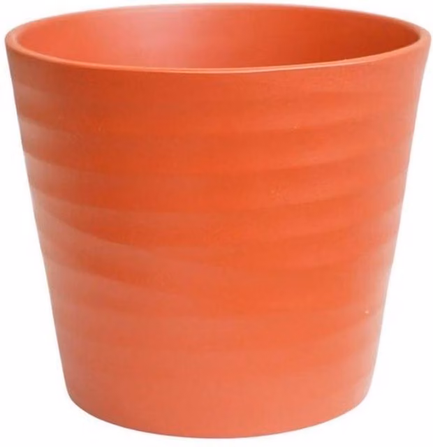 Lemon Pavilion Furniture and Decor Oslo Cayenne Taper Planter, Orange, W: 32 cm, D: 32 cm, H: 27 cm – 1