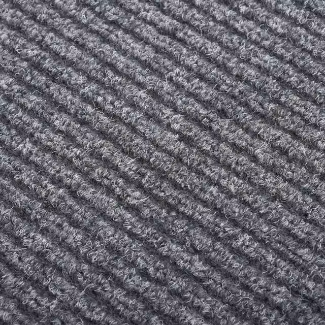 Berkfield Home Dirt Trapper Round Carpet Runner, Grey, W: 100 cm, D: 150 cm – 1