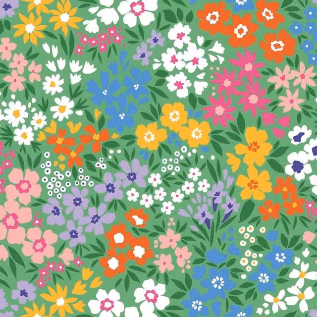 I Love Wallpaper Woodland Meadow Botanical Floral Wallpaper in Green and Multicolour