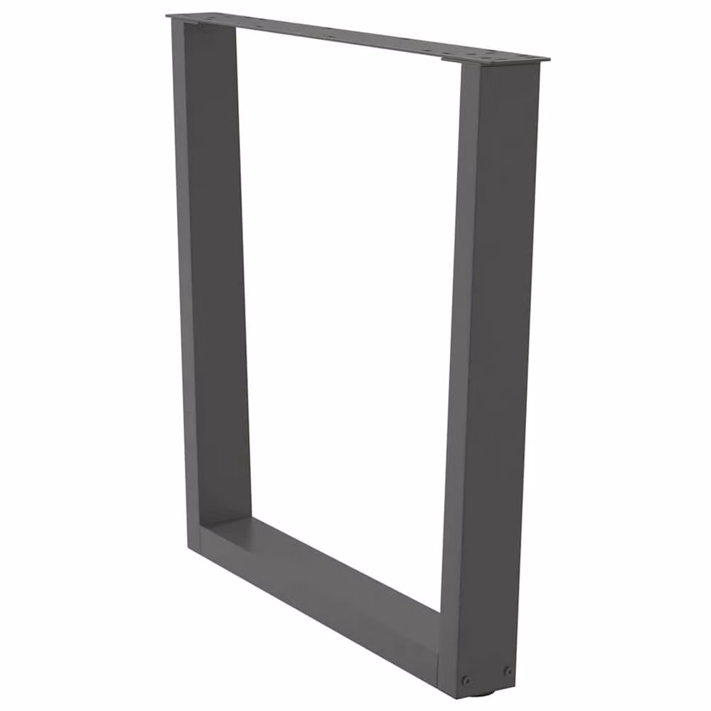 Berkfield Home Modern V-Shape Dining Table Legs, 2 Pieces, Anthracite, H: 72-73.3 cm x W: 90 cm – 2