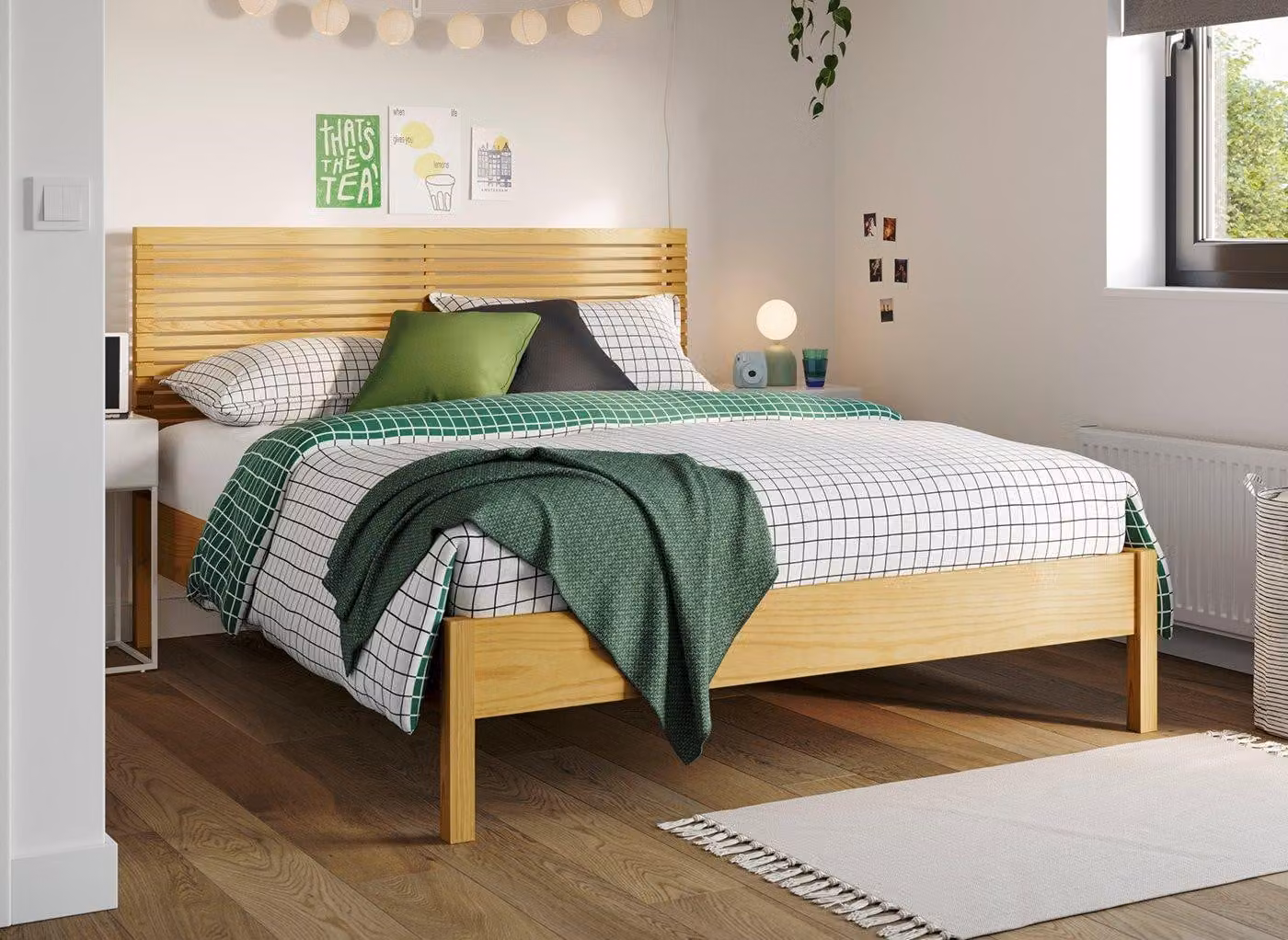 Dreams Annika Oak Low Rise Solid Wood Bed Frame in Brown
