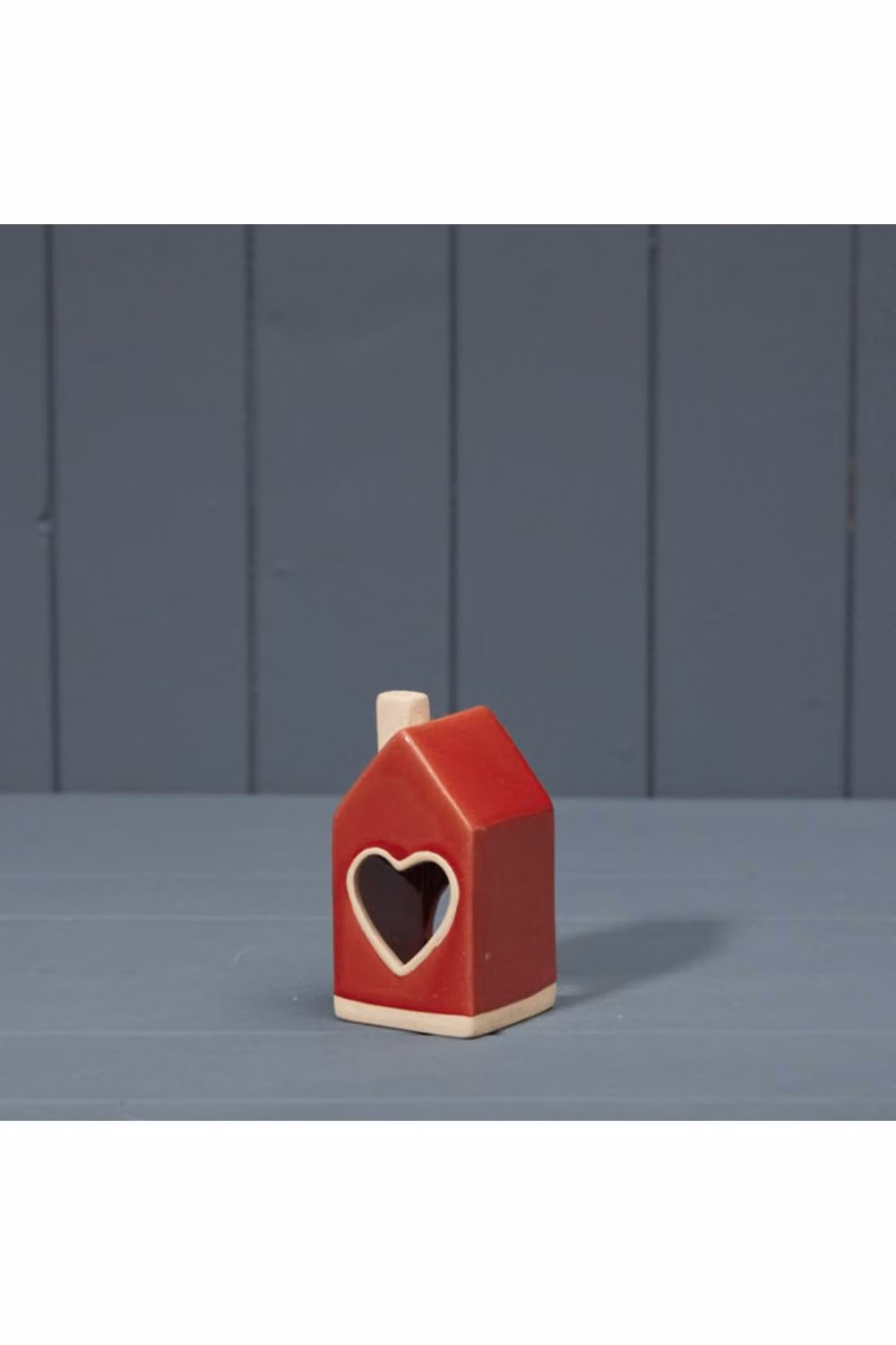 KDMD Red Classic Ceramic House Tealight Holder – 2