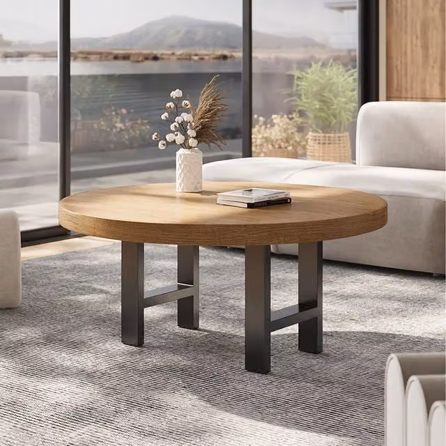 Livingandhome Set of 2 A-Shaped Metal Table Legs, Black, H: 40 cm, W: 30 cm