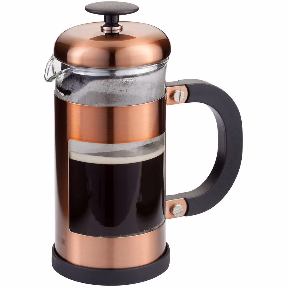 Judge 3 Cup Glass Cafetiere, 350ml, Copper – 2