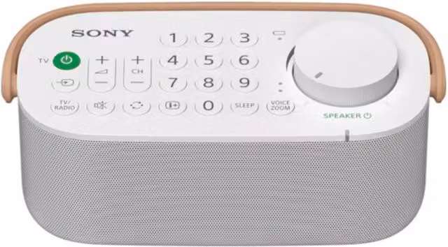 Sony SRS-LSR200 Wireless Handy TV Speaker, White