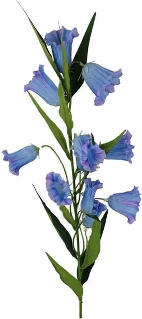 Dyzi Blue Artificial Large Trumpet Flower Stem, Height: 100 cm