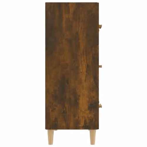 vidaXL Mid-Century Sideboard in Smoked Oak, Brown, W/D/H: 70 x 33 x 90 cm – 3