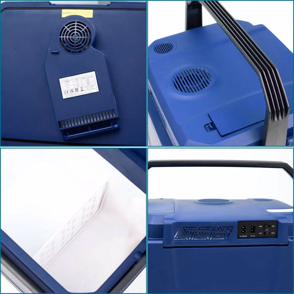 Crystals 33L Electric Hot and Cold Cool Box in Dark Blue – 4