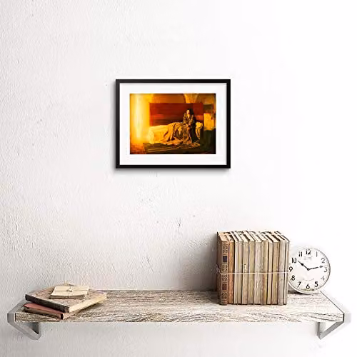 Wee Blue Coo The Annunciation Framed Art Print, Multicolour, W/H: 23.0 x 17.8 cm – 2