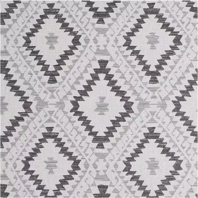 Superfresco Aztec Geometric Mono Wallpaper in Black and Grey, W: 52 cm, L: 1000 cm