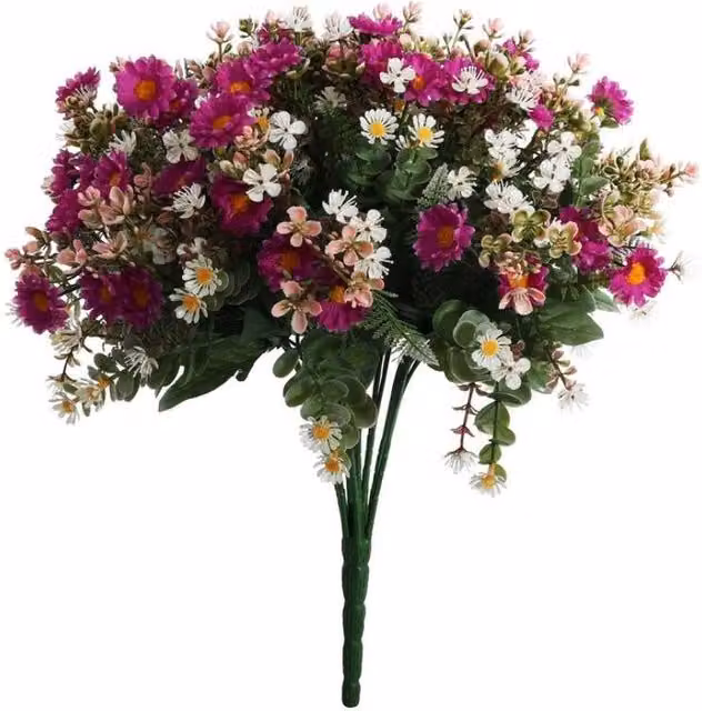 KDMD Pembroke Purple Mini Daisy Bush with 36 Stems – 1