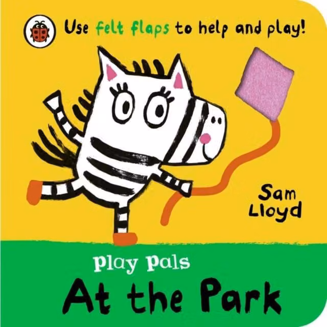 Sam Lloyd Play Pals At the Park Multicolour Textile Flap Board Book