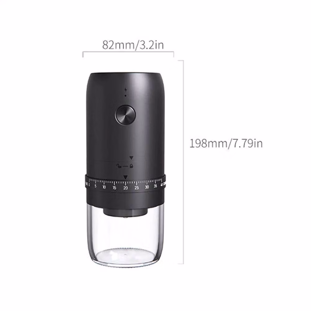 EONLION Portable USB Rechargeable Electric Coffee Grinder, Black – 2
