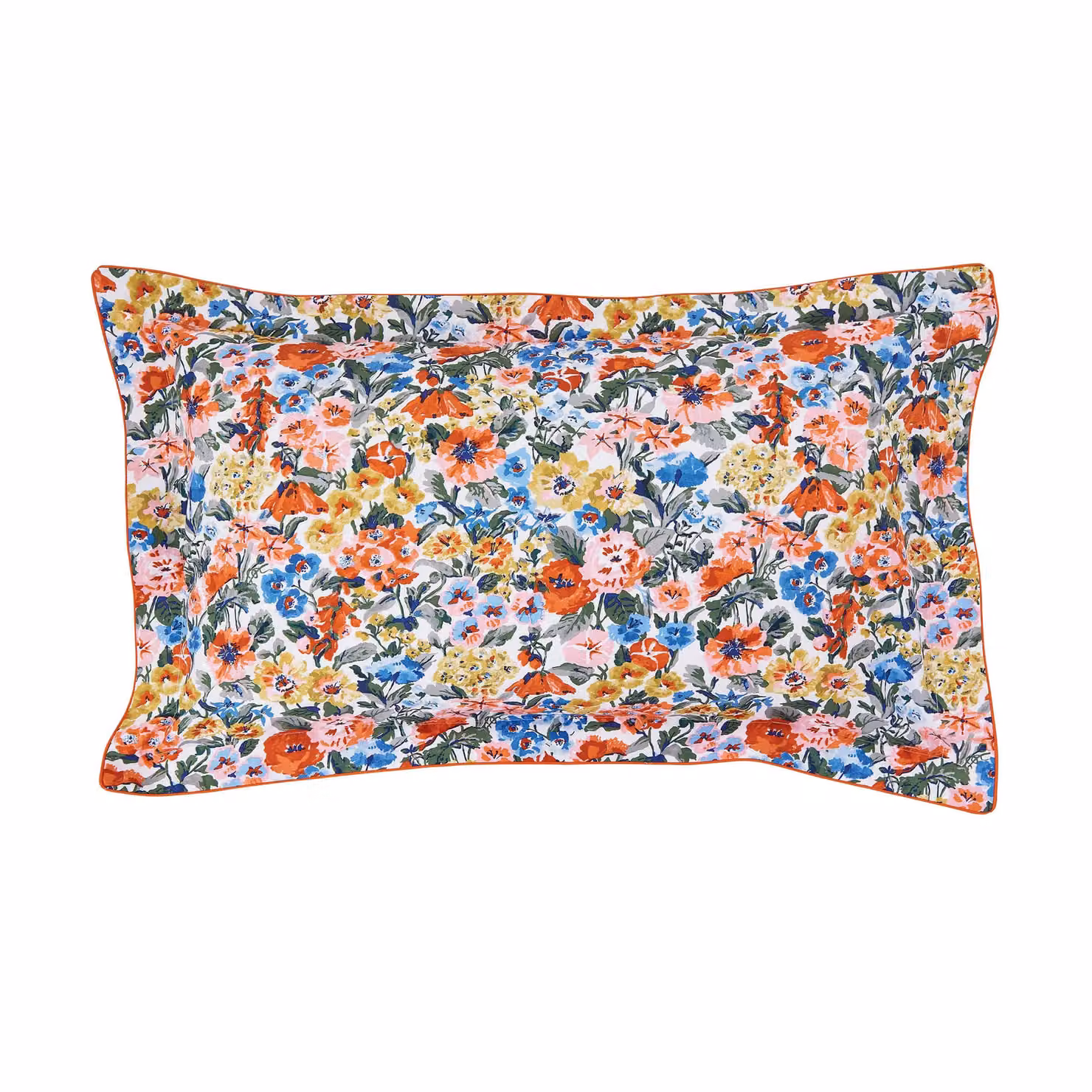 Joules Bunbury Floral Reversible Single Cotton Percale Duvet Cover and Pillowcase Set, Multicolour, W: 90 cm, L: 200 cm – 2