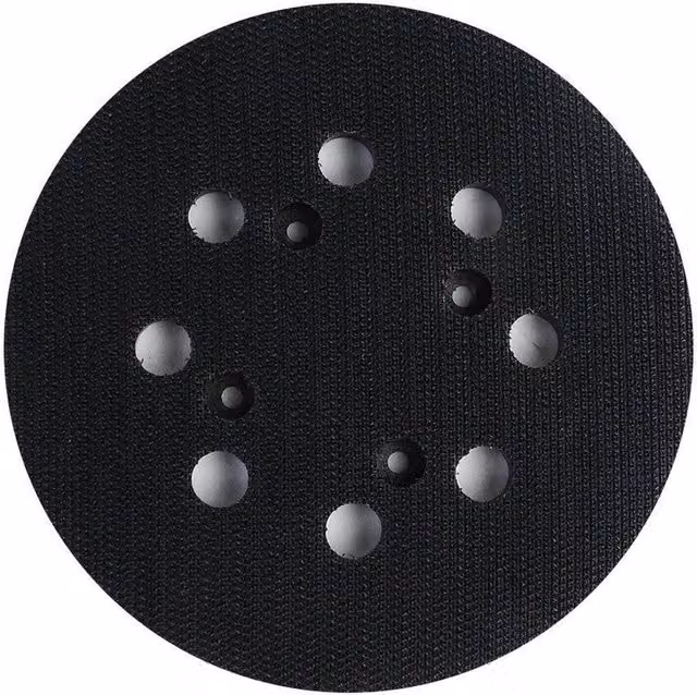 NESTLUNE 125mm Orbital Sander Backing Base Pad in Black compatible with Makita and DeWalt