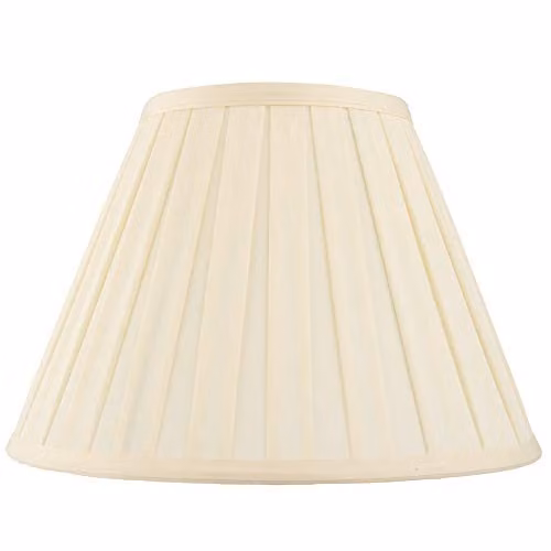 Loops Classic Cylinder Fabric Lamp Shade in Beige and Multicolour, Diameter: 30.48 cm