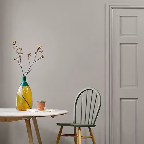 Rust-Oleum Grey Matt Kitchen Wall Paint, Mould Resistant, 2.5L – 3