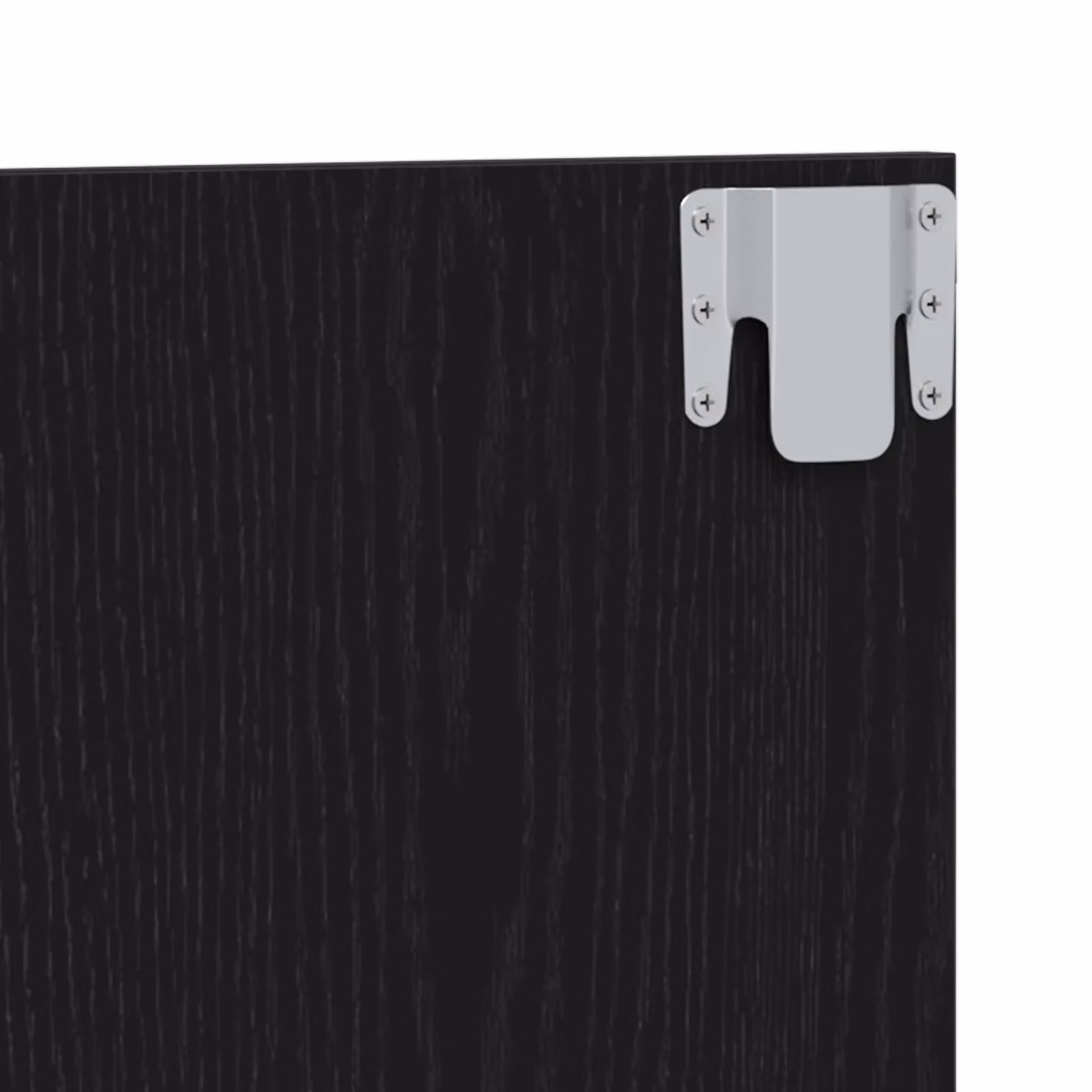 Berkfield Home Black Oak Bed Headboard, W: 200 cm, D: 1.5 cm, H: 80 cm – 4
