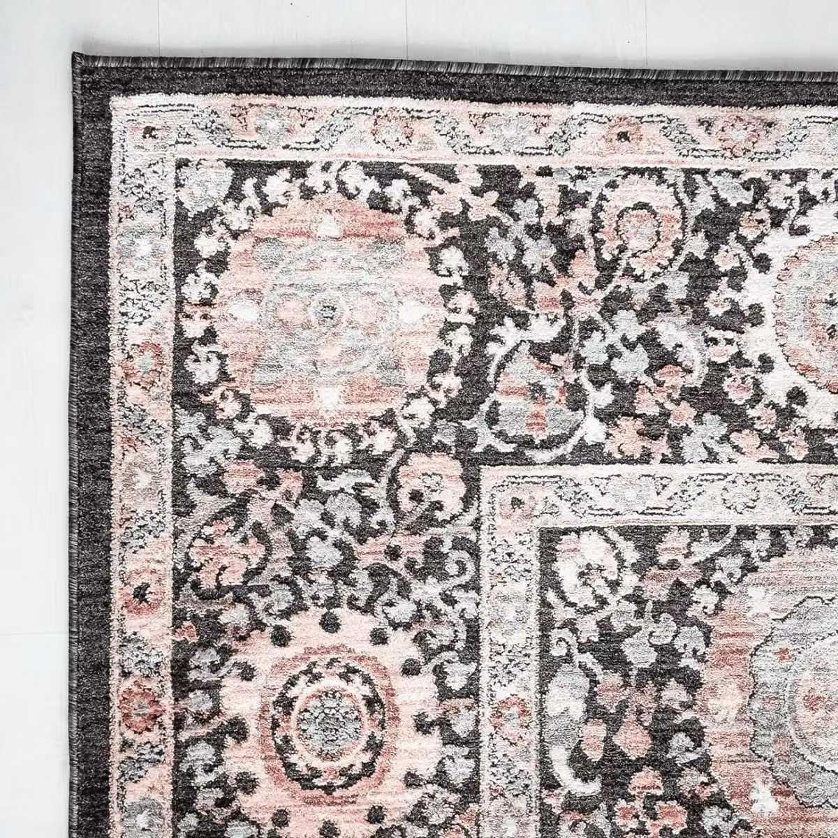 The Rug Shop UK Abstract Machine Woven Area Rug in Grey and Anthracite, W: 200 cm, L: 290 cm – 4