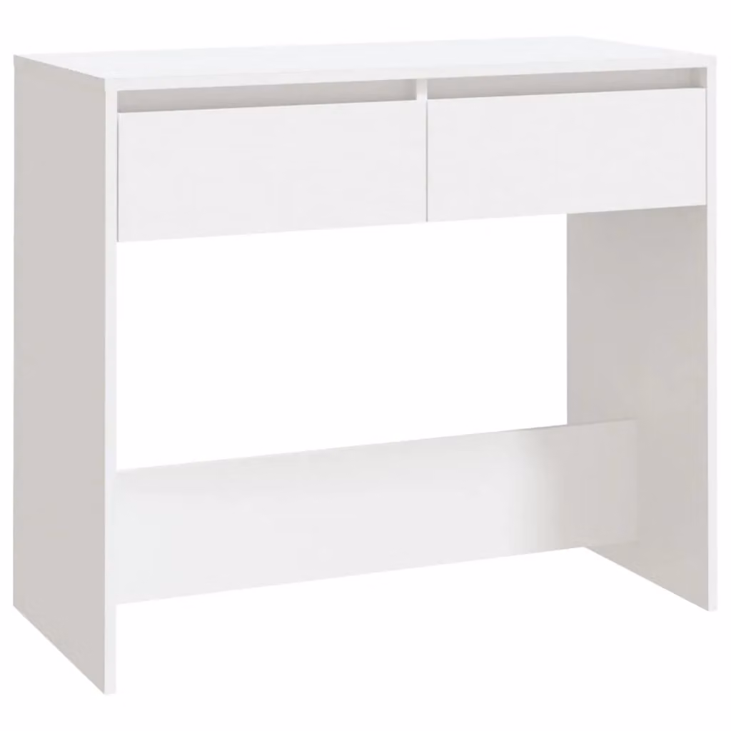 Berkfield Home White Metal Console Table W/D/H: 89 x 41 x 76.5 cm – 2