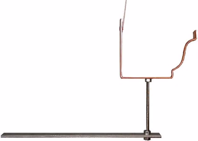 Coppa Gutta Copper Ogee Gutter Rise and Fall Bracket, 125mm