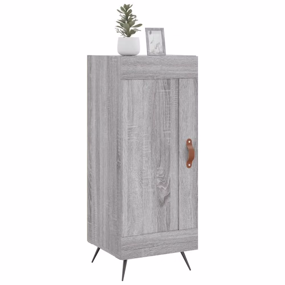 Berkfield Home Grey Sonoma Sideboard in Engineered Wood, W/D/H: 34.5 x 34.5 x 90 cm – 3