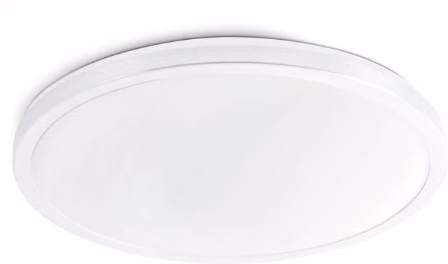 Faro Ami LED Flush Ceiling Light in White