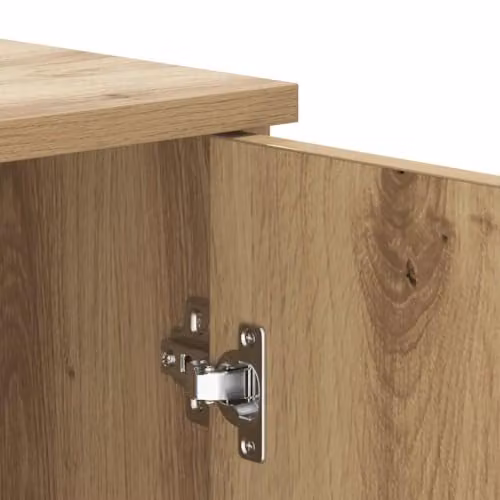 vidaXL Artisan Oak Sideboard in Brown, W/D/H: 80 x 36 x 75 cm – 3