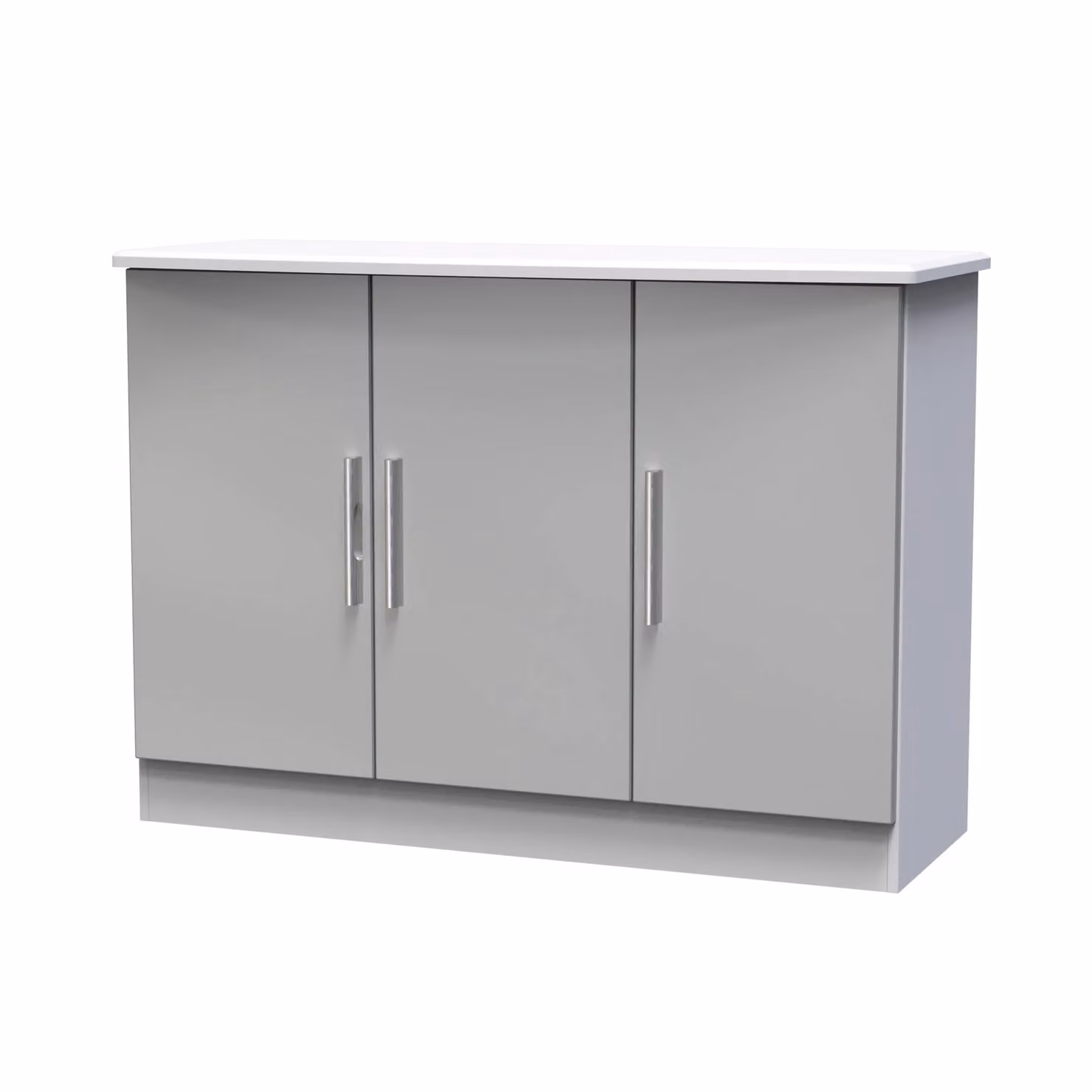 Ready Assembled 2 U Windsor 3 Door Sideboard in Grey – 2