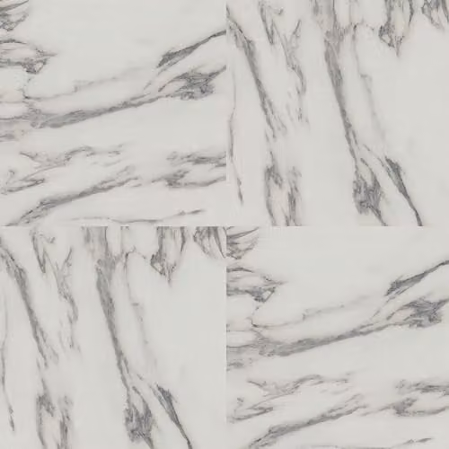 Arthouse Carrara Marble Artifix Peel and Stick Vinyl Floor Tiles, White and Grey Marble Effect, W/D/H: 30 x 30 x 0.9 cm, Pack of 10