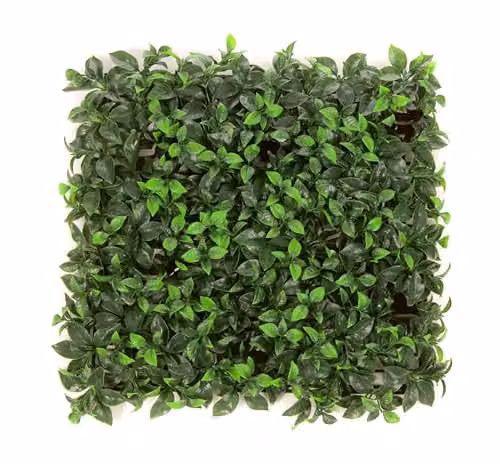 Best Artificial Laurel Dense Topiary Hedging Mat, Green, W/D/H: 50 x 50 x 50 cm