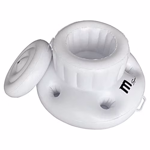 SHATCHI White Inflatable Waterproof PVC Spa Accessories for MSpa Hot Tubs