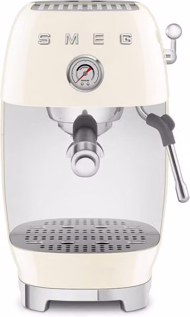 Smeg Espresso Coffee Machine with Cold Brew Function in Beige
