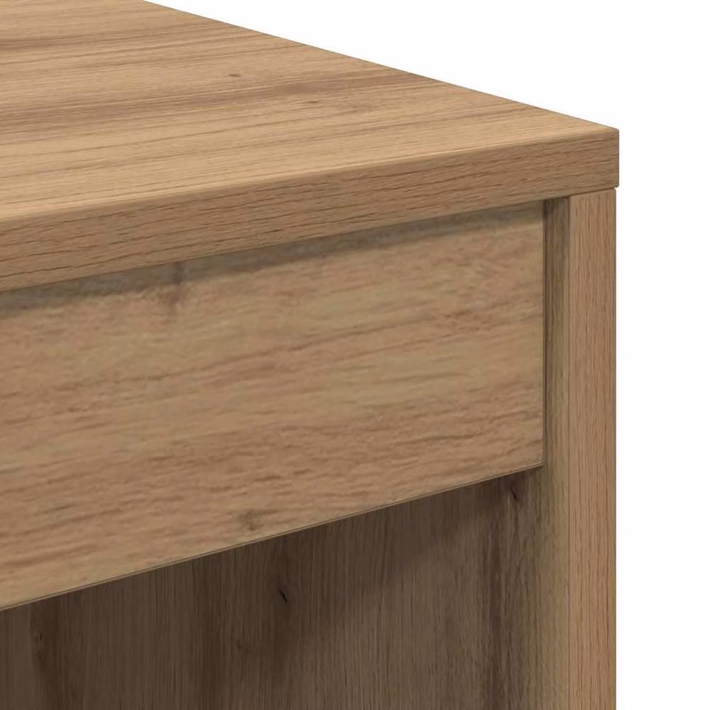 Berkfield Home Elegant Writing Desk in Brown Artisan Oak, W/D/H: 70 x 50 x 76 cm – 5