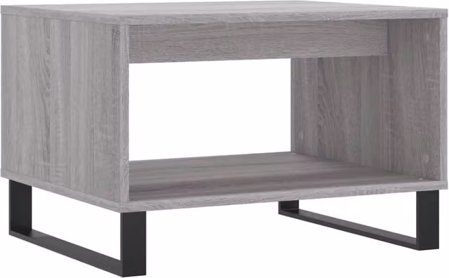Berkfield Home Grey Sonoma Coffee Table, W: 60 cm, D: 50 cm, H: 40 cm – 1