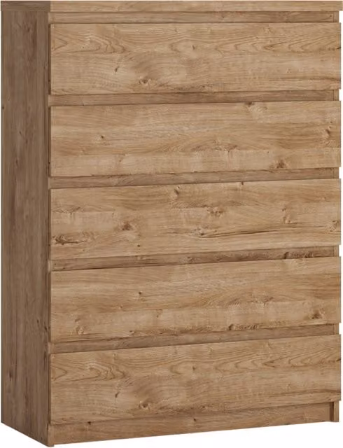 Furniture To Go Fribo Scandinavian Oak Chest of Drawers in Brown
