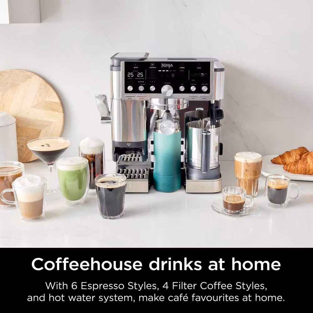 Ninja Luxe Café Pro Series ES701UK 3-in-1 Coffee Machine with Integrated Scale and Cold Brew Function, Silver – 11