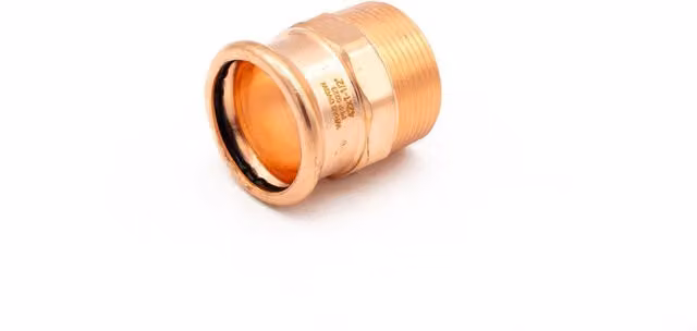 PrimaPress Pressfit 42x1 1/2" MI Coupler in Grey for Flameless Copper Installation
