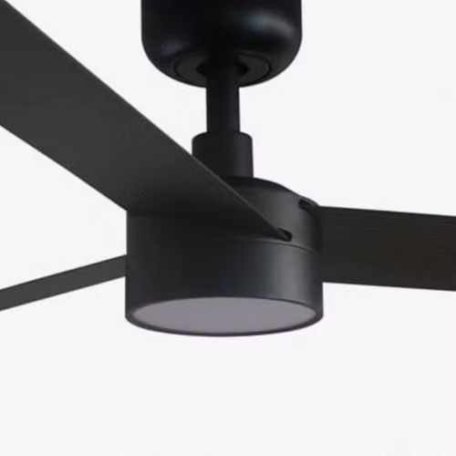 Netlighting Cruiser Smart LED Ceiling Fan with App and Remote Control, Matt Black, 132 cm – 3