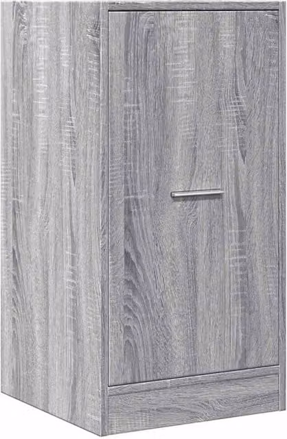 Berkfield Home Elegant Apothecary Cabinet in Grey Sonoma, W: 40 cm, D: 41 cm, H: 77.5 cm