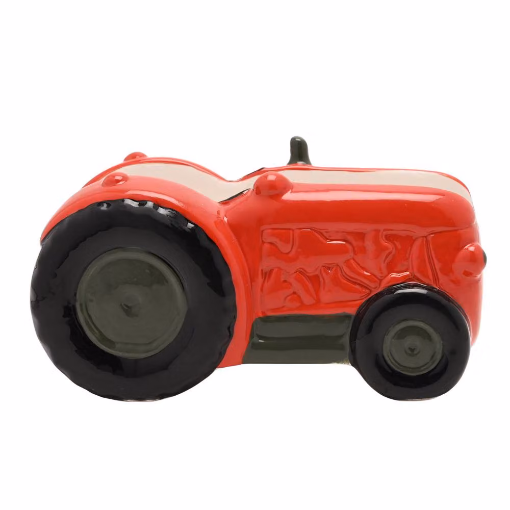 Country Living Red Ceramic Tractor Napkin Holder – 3
