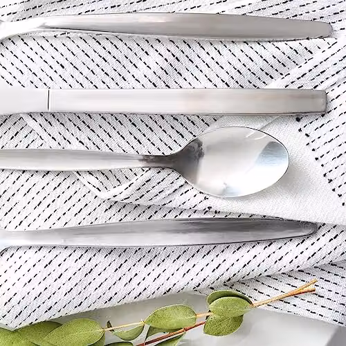Argon Tableware Economy Stainless Steel Teaspoons, Silver, Pack of 6 – 2