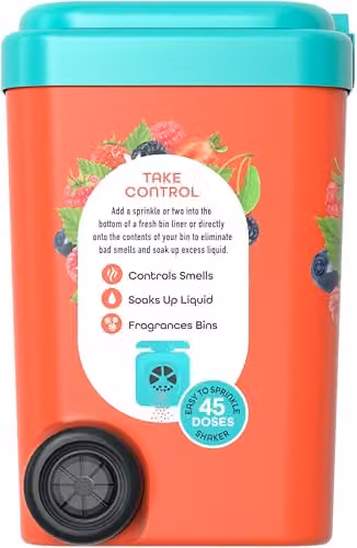 Bin Buddy Bin Freshener Deodoriser Powder Berry Blast 450g – 4