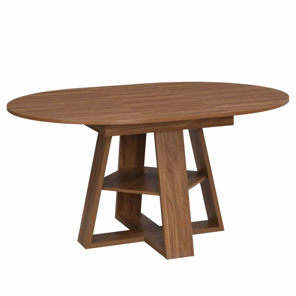 Mona Vale Furniture Extendable Oval Dining Table in Brown – 2
