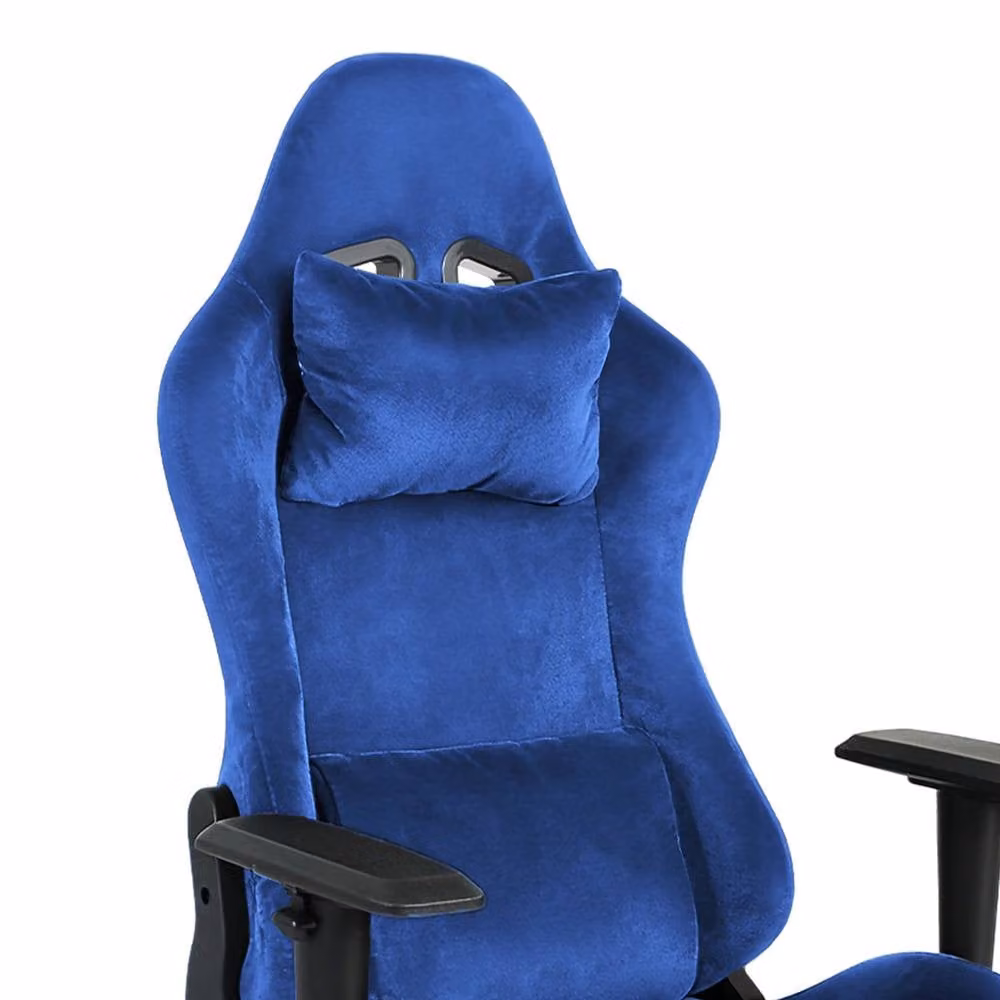 Levede Blue Ergonomic Gaming Chair for Adults with Headrest, Footrest and 360 Degree Swivel Function – 7