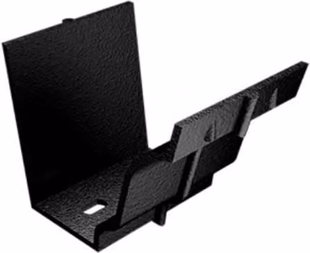 ARP Cast Aluminium No46 Ogee Gutter Union, 125mm, Black Matt (9005 Leatherette)