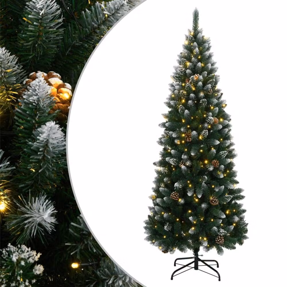 Berkfield Home Realistic Artificial Christmas Tree with 150 LEDs, Green, Height: 150 cm – 2
