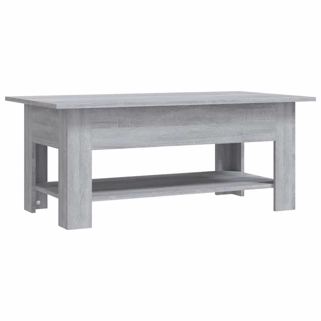 Berkfield Home Grey Sonoma Coffee Table in Engineered Wood W/D/H: 102 x 55 x 42 cm – 2